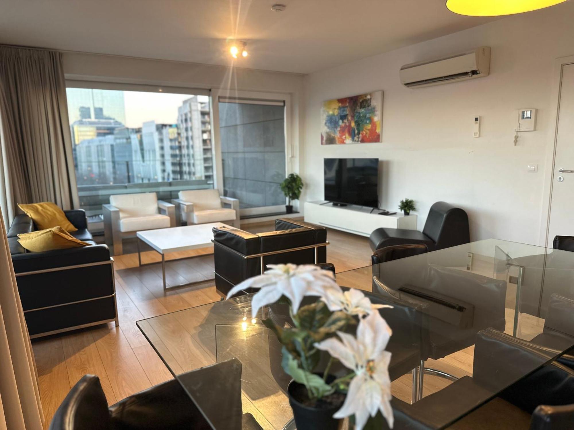 Apartment With Balcony In Brussels Center Екстер'єр фото